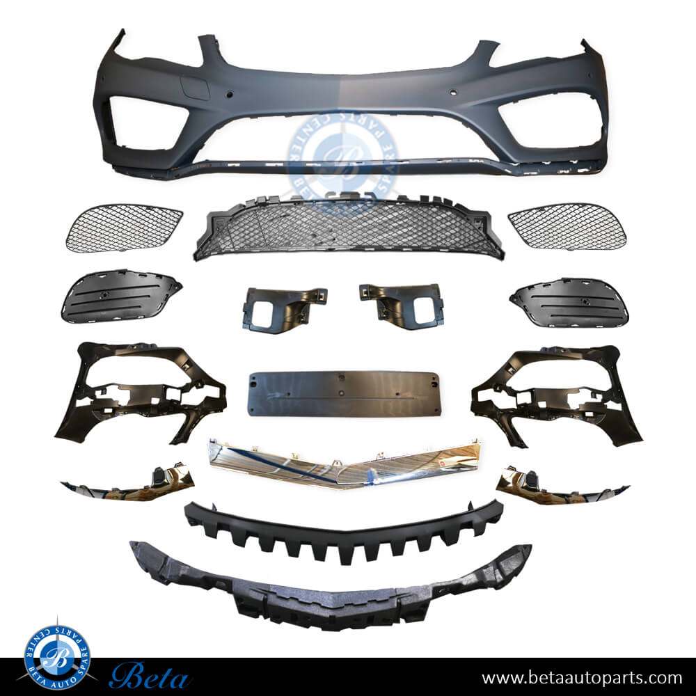 Front Bumper Assy with PDC Normal AMG for Mercedes E-Class C207 2014-2016 models, Part Number 2078857925 Front Bumper Assy with PDC Normal AMG for Mercedes E-Class C207 2014-2016 models, Part Number 2078857925